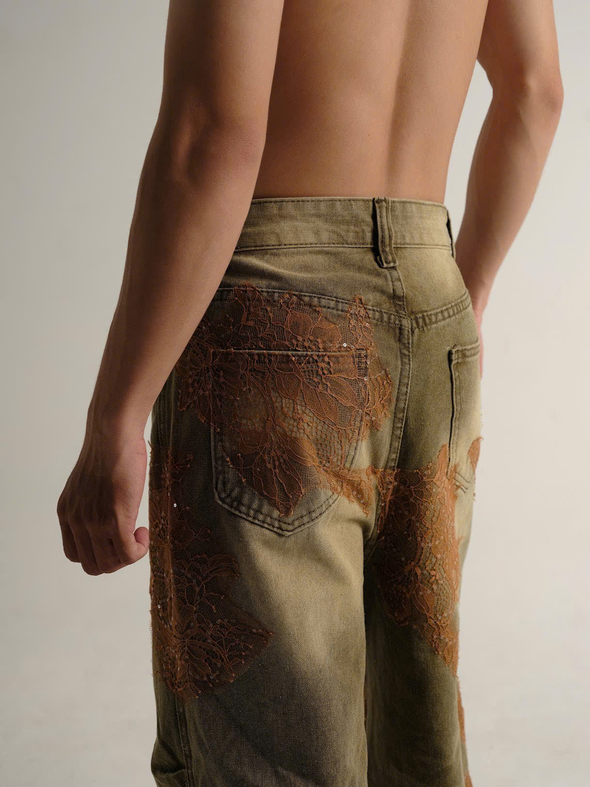 moss-green-lang-bat-jeans an heritage astoud