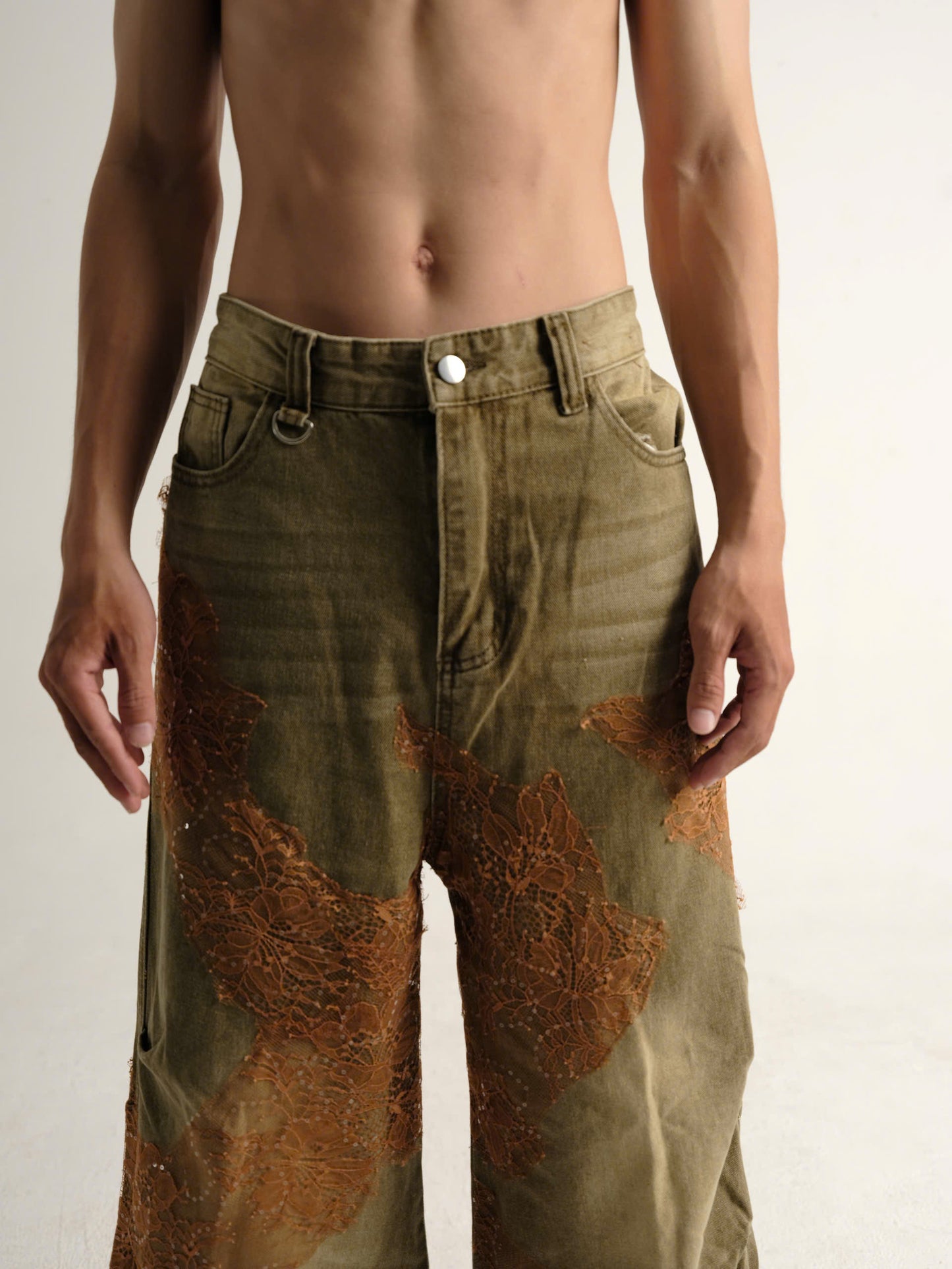 moss-green-lang-bat-jeans an heritage astoud