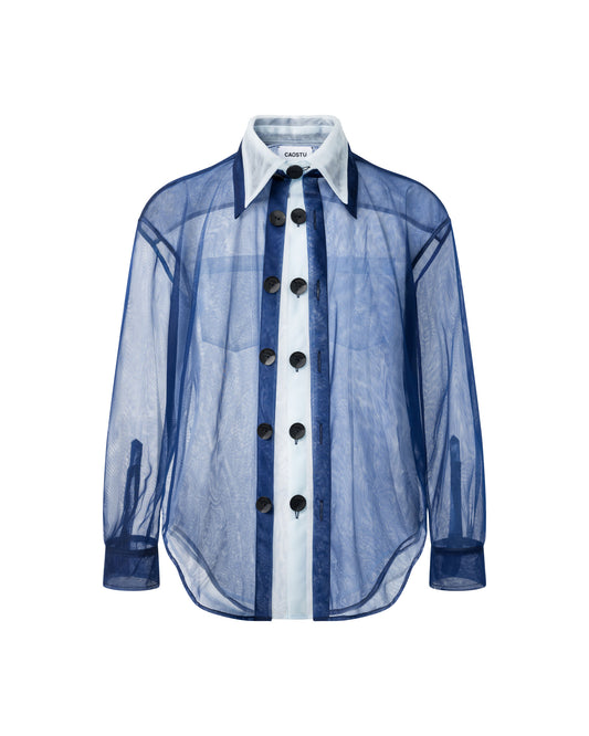 Double Trouble Sheer Shirt Caotus Astoud