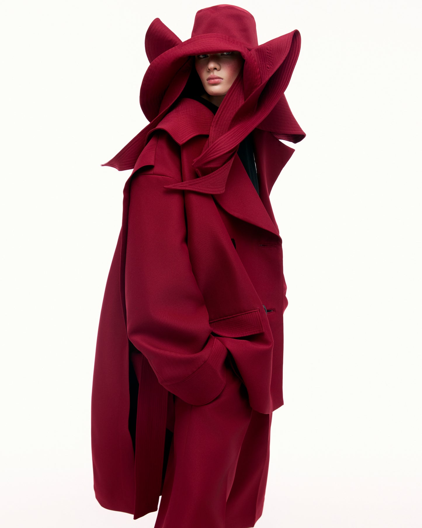 Bud Wrapping Trench Coat