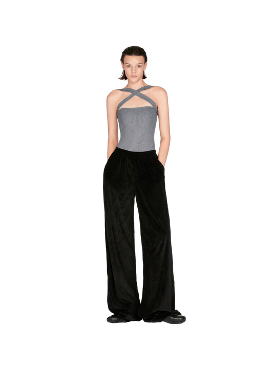Cross Front Sleeveless Top