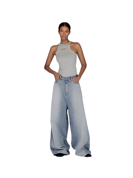 Uneven Shoulder Tank Top