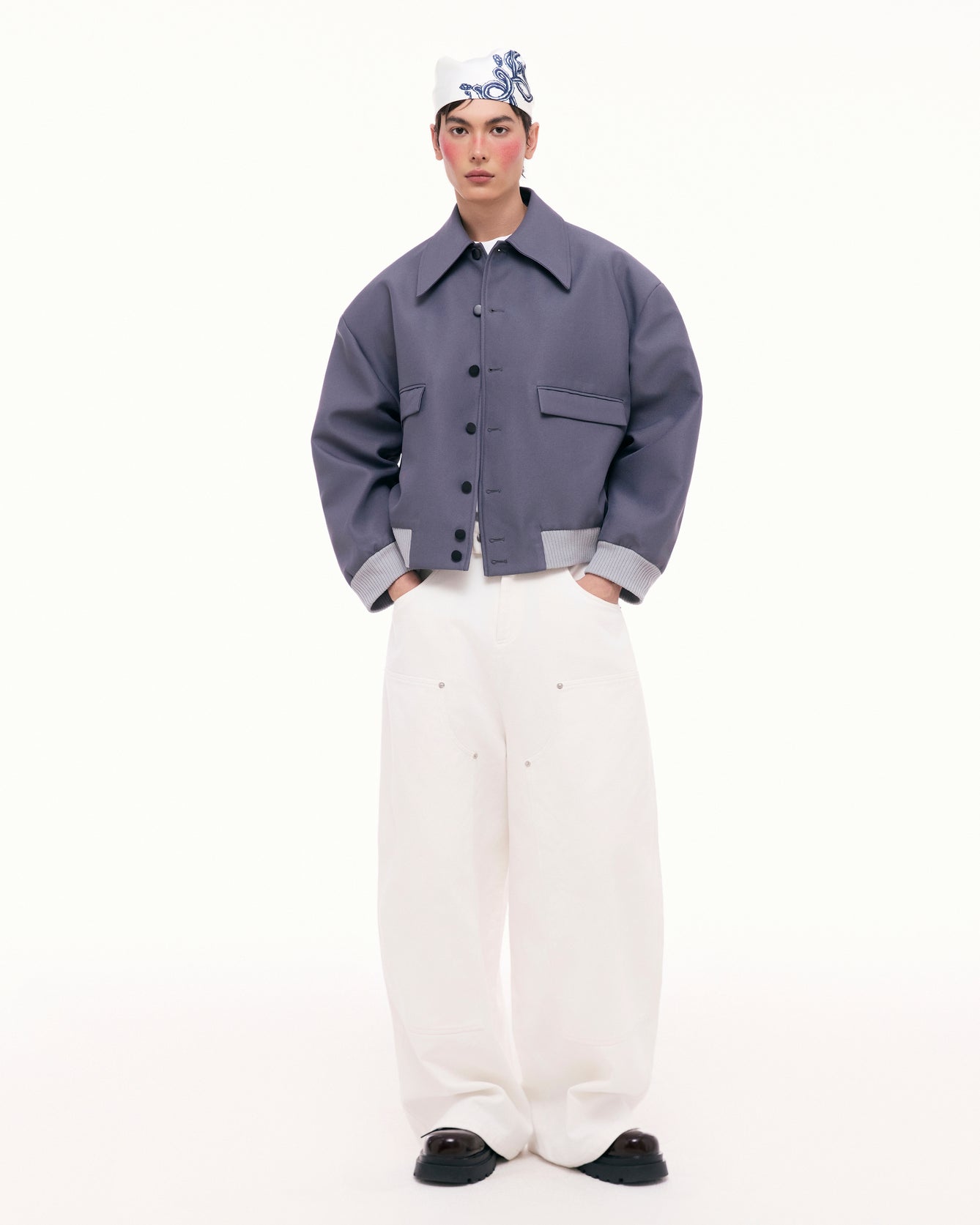 Gray Midnight Bomber Jacket