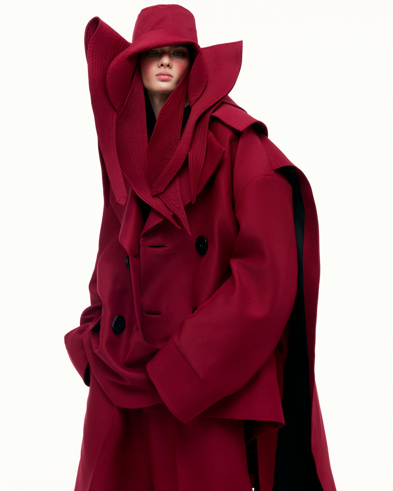 Bud Wrapping Trench Coat