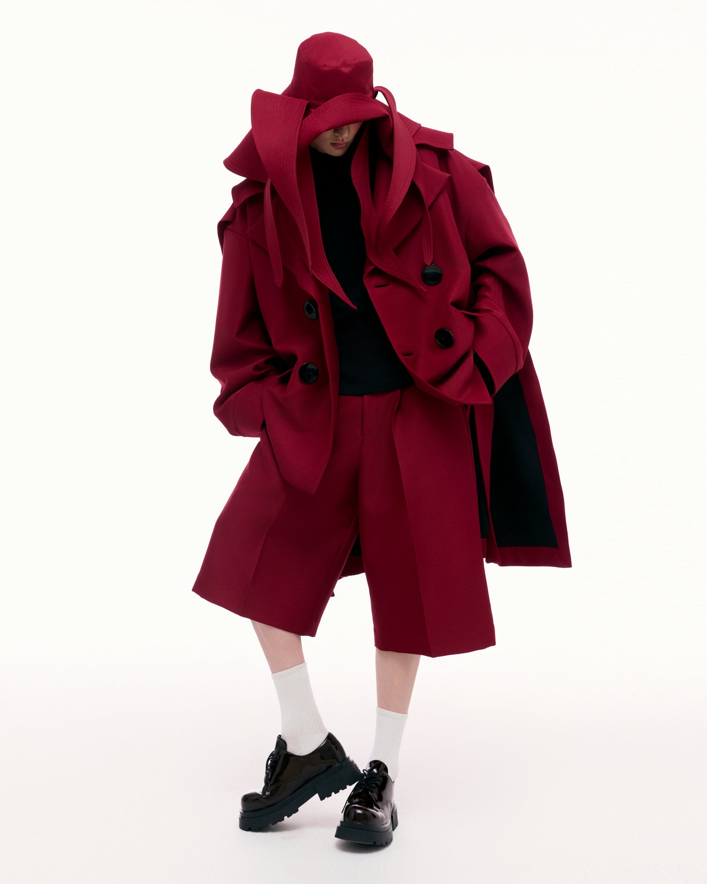 Bud Wrapping Trench Coat