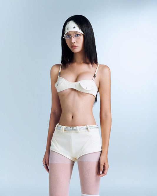 Ivory Tie Fang Bikini