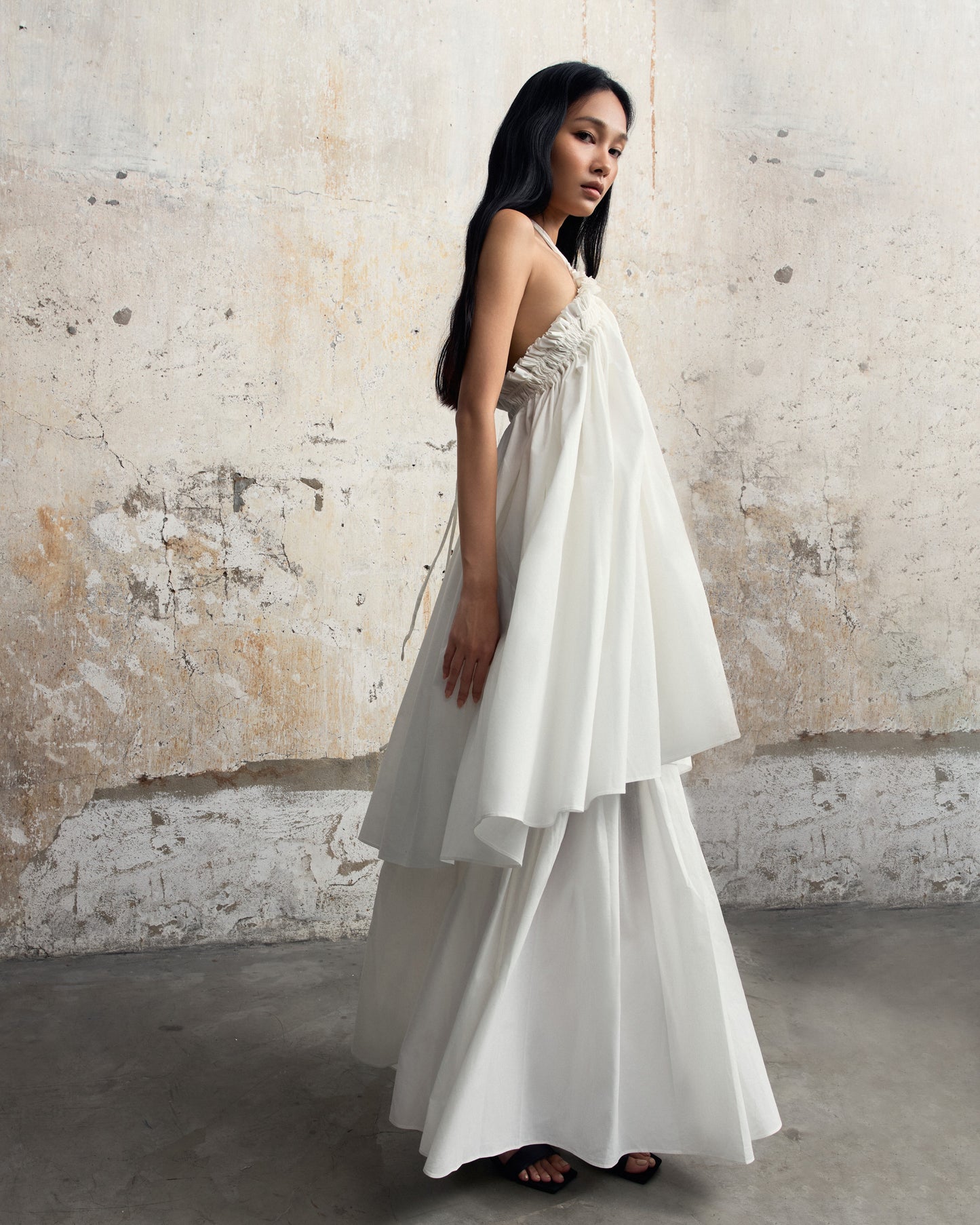 Chân Váy Kép Trắng