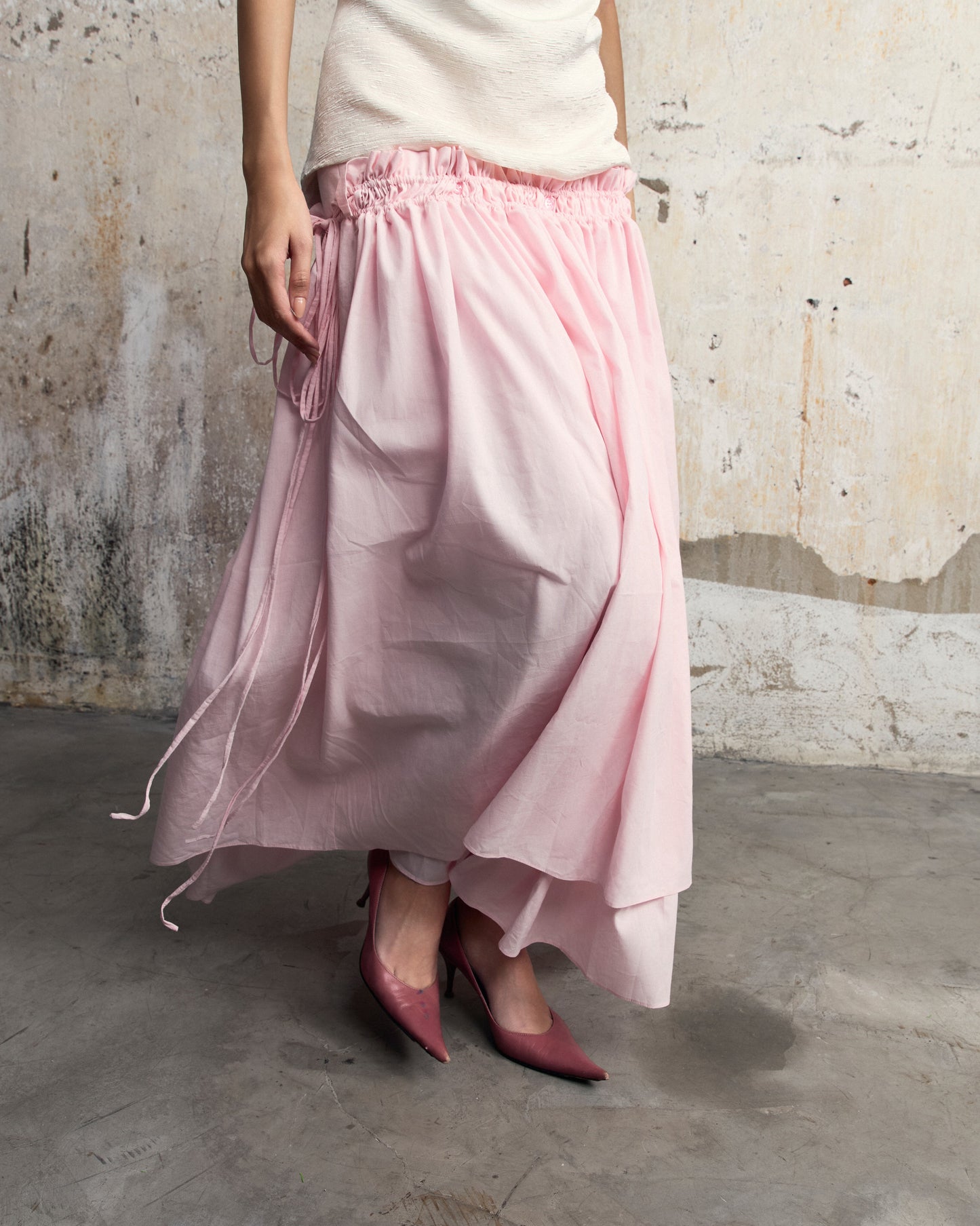 Chân Váy Kép Hồng