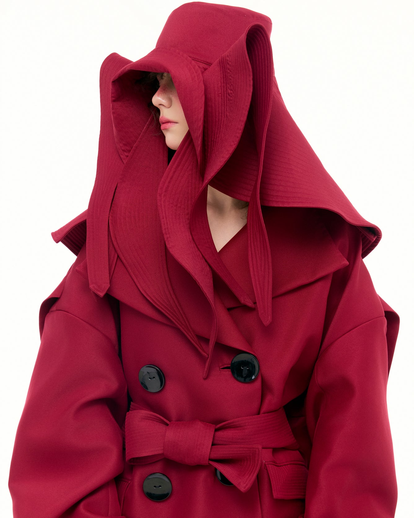 Bud Wrapping Trench Coat