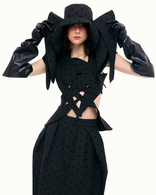 Jupe blanche superposée