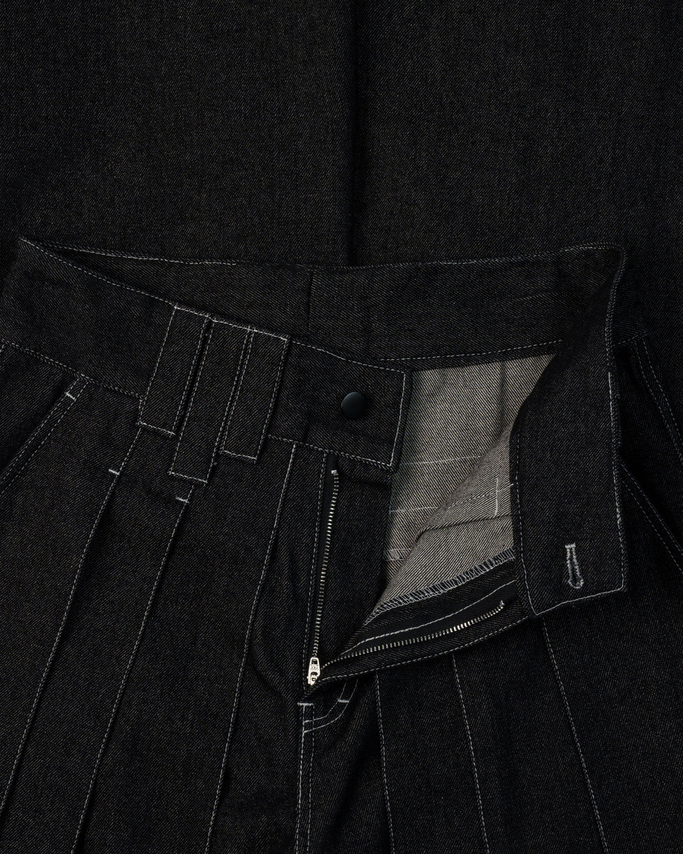 Wide Leg Pleat Jean Caotus Astoud