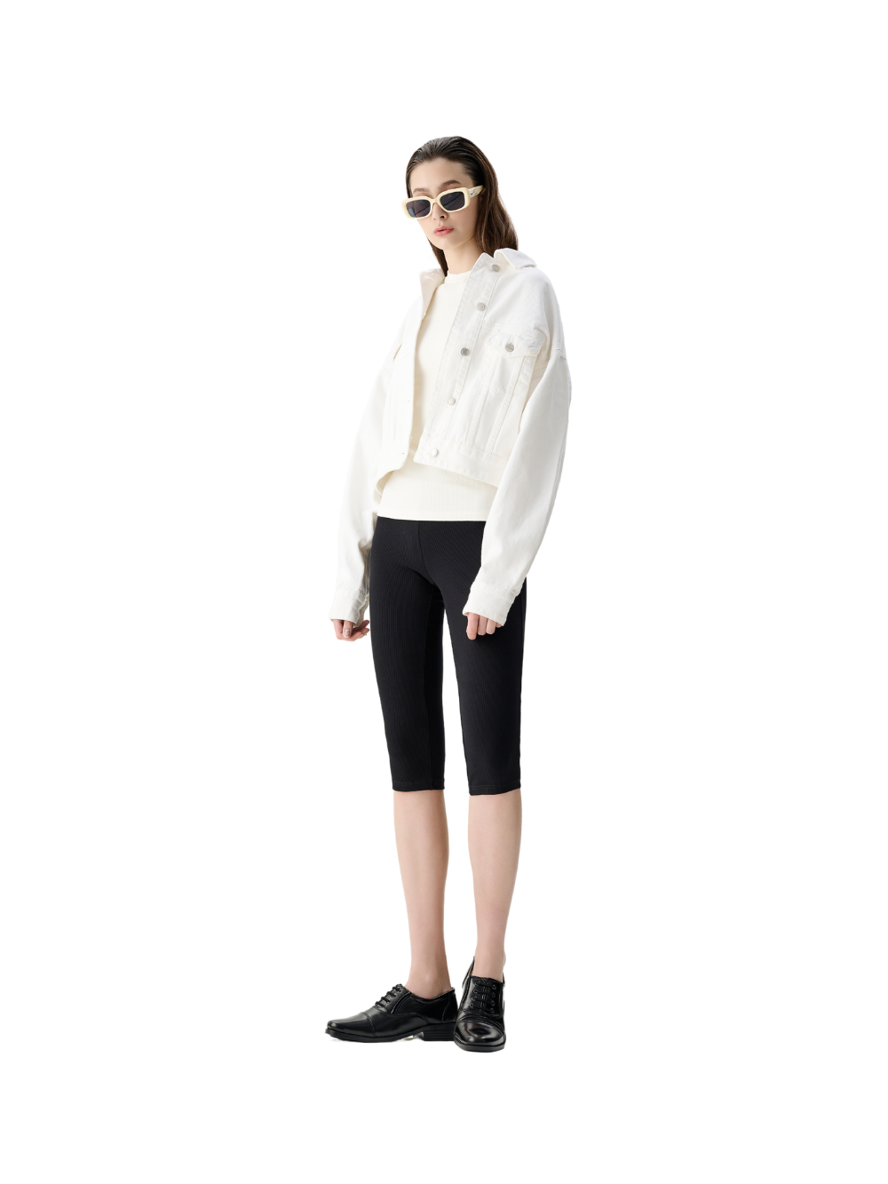 White Oversized Denim Jacket