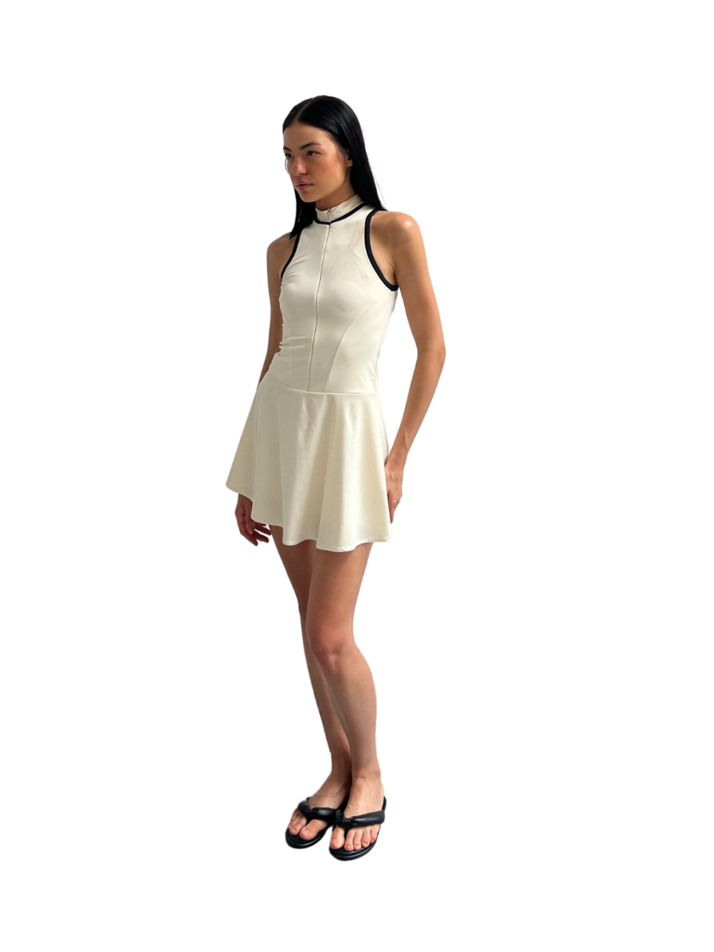 LÀMINAPPAREL High-neck Sports Dress