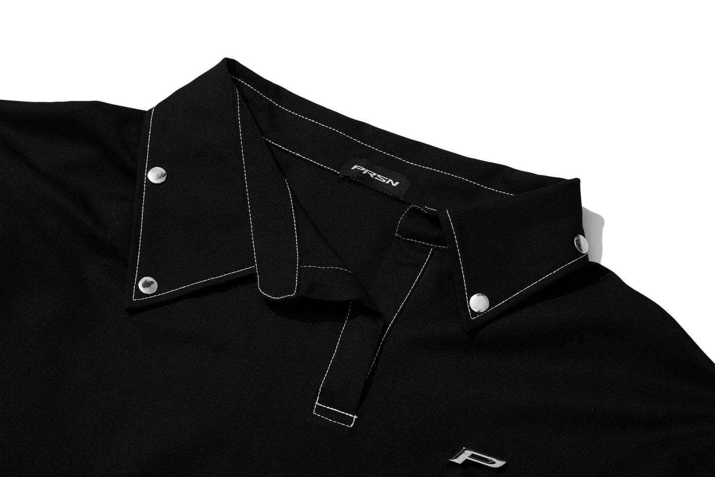 p-plaid-detachable-colar-shirt-black-THEPRSN