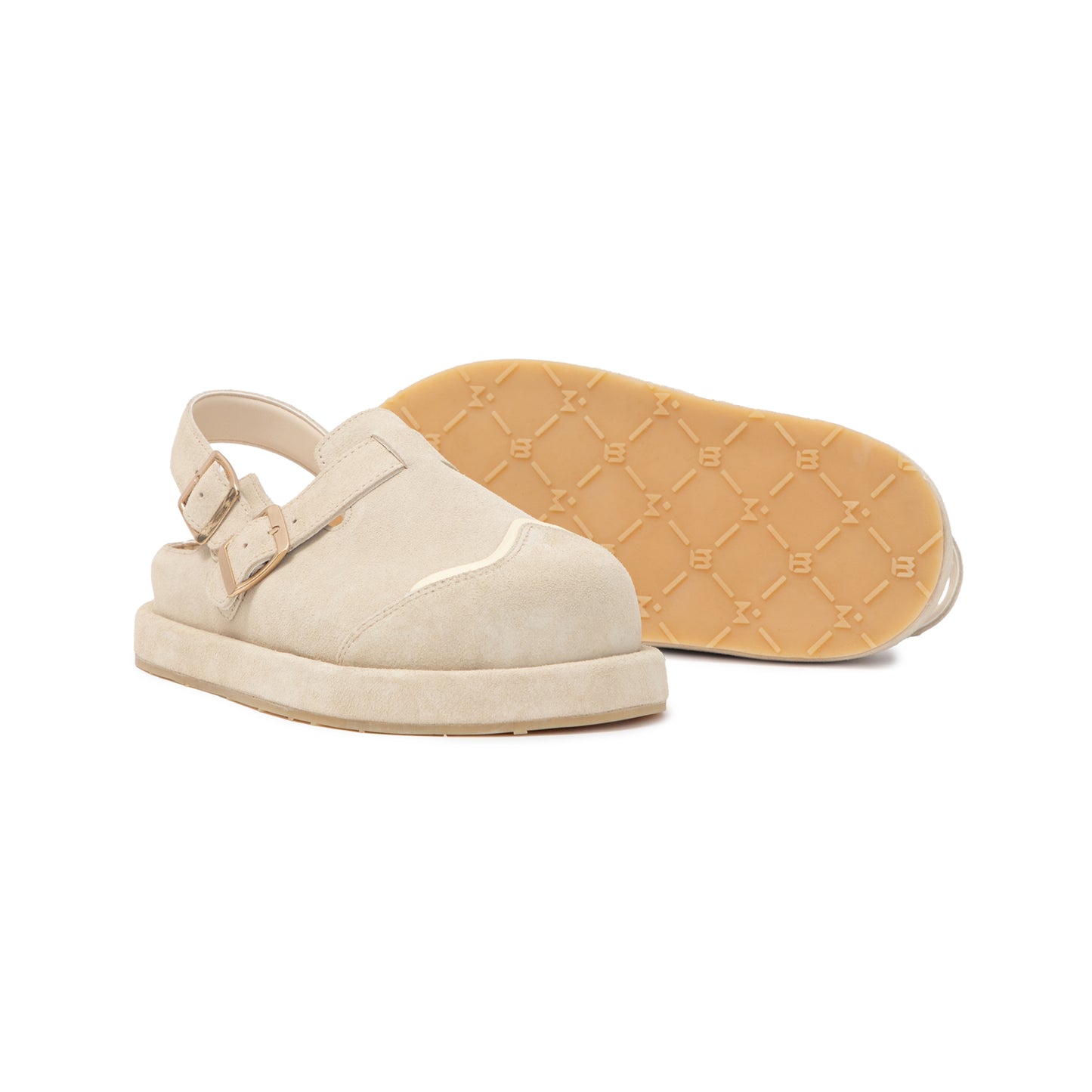 the-wolf-tan-suede-low-clog-sandals thewolf astoud