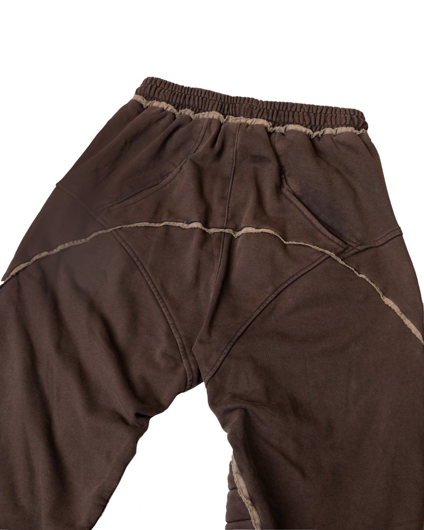washed-brown-fringe-motor-pants goldie astoud