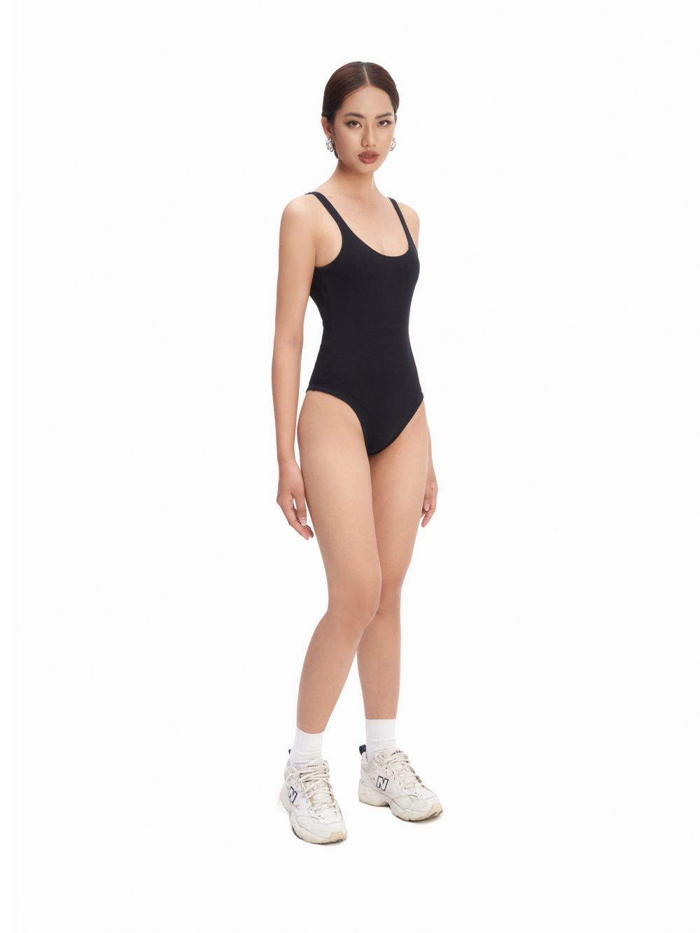 White Low Back Bodysuit