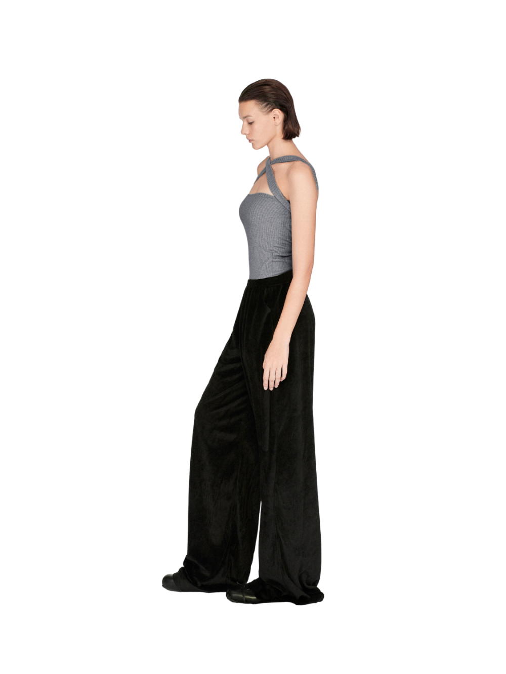Cross Front Sleeveless Top