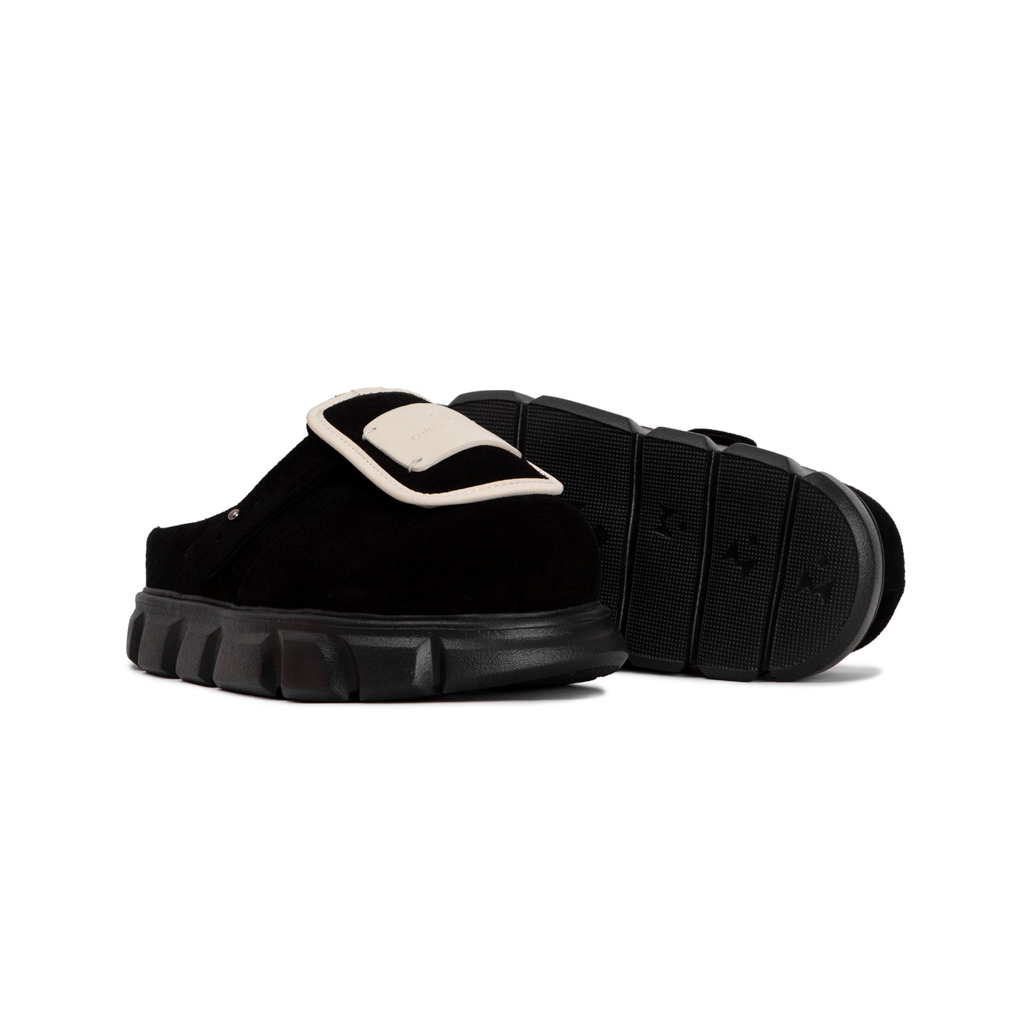 thewolf-r-e-black-suede-mule-sandal thewolf astoud