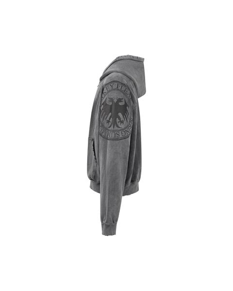 DIMOIR DRACO SEAL Washed Gray Hoodie