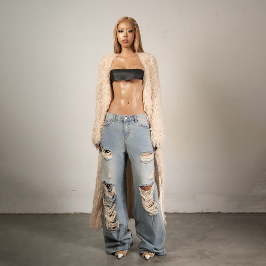 pop-beige-faux-fur-long-coat tatichu astoud
