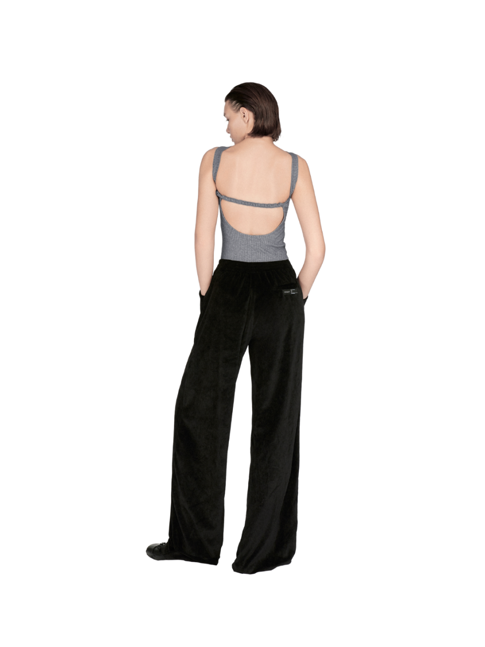 Cross Front Sleeveless Top