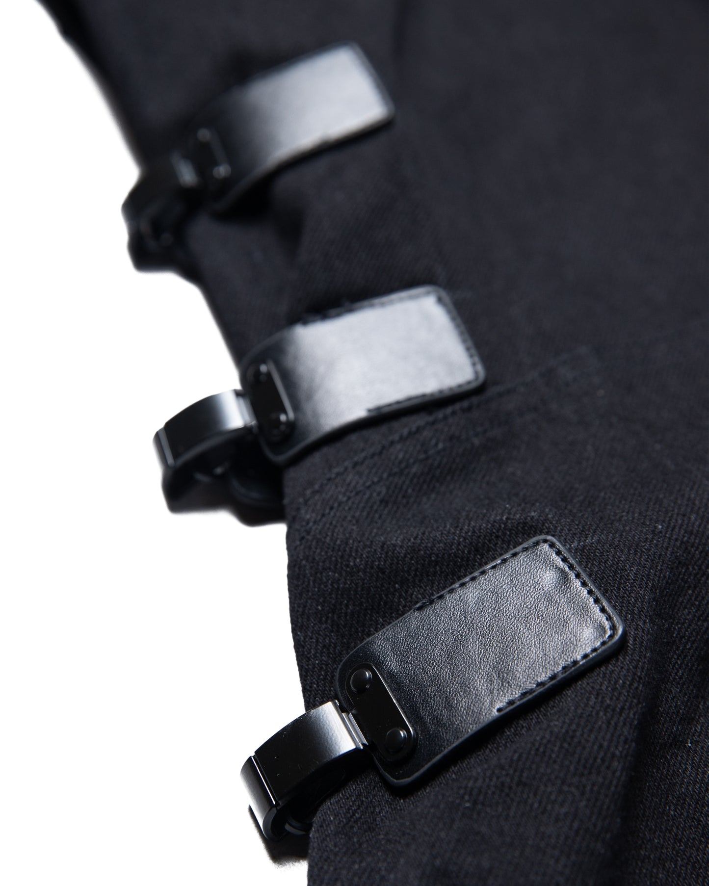 black-multi-buckle-denim-pants goldie astoud
