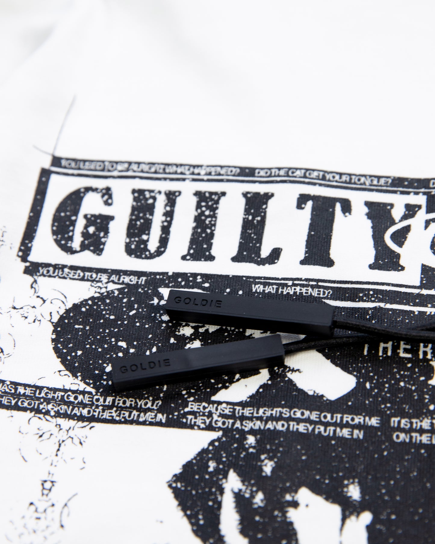 white-guilty-conscience-hood-t-shirt goldie astoud