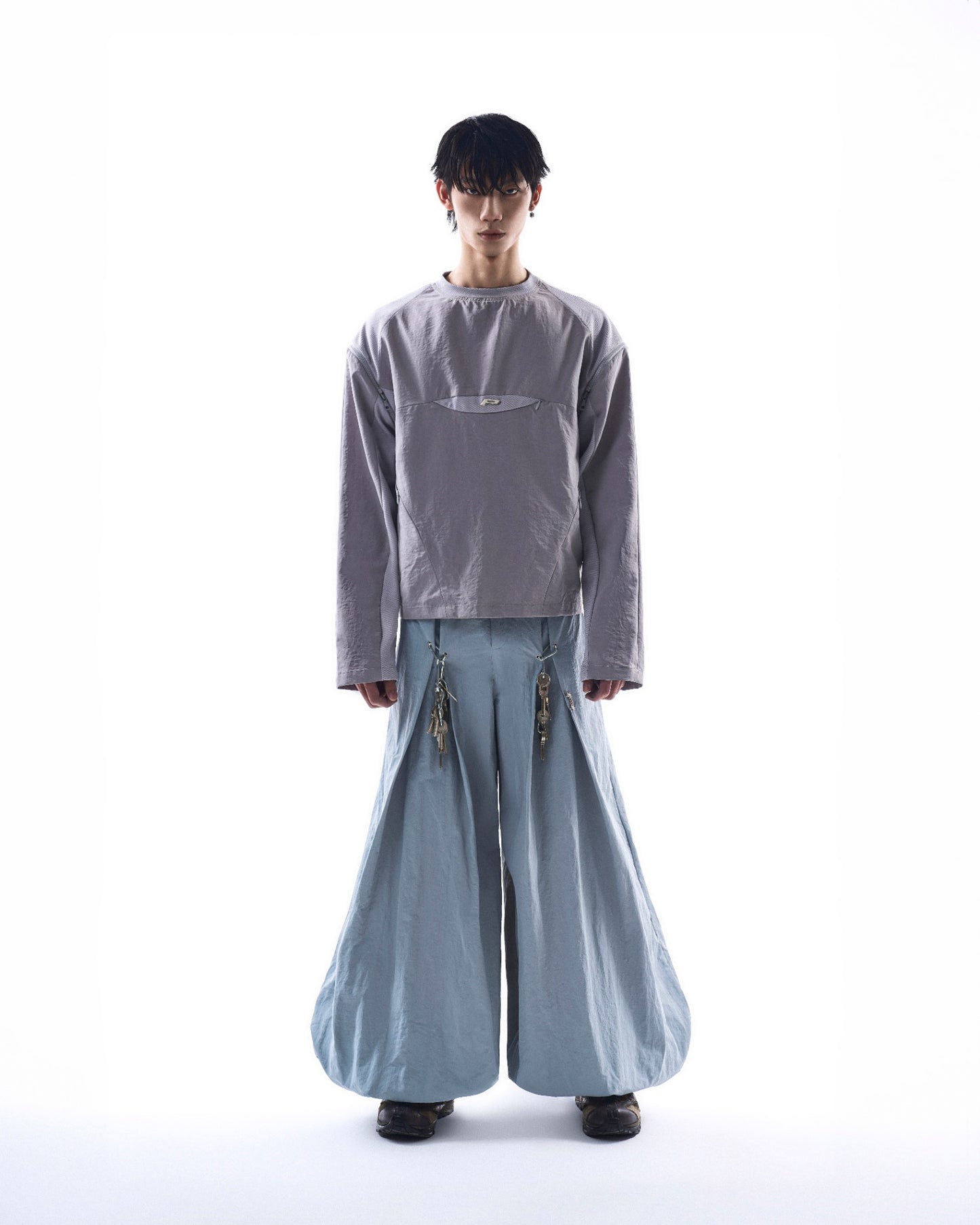 Ice Blue P Tobi Pants