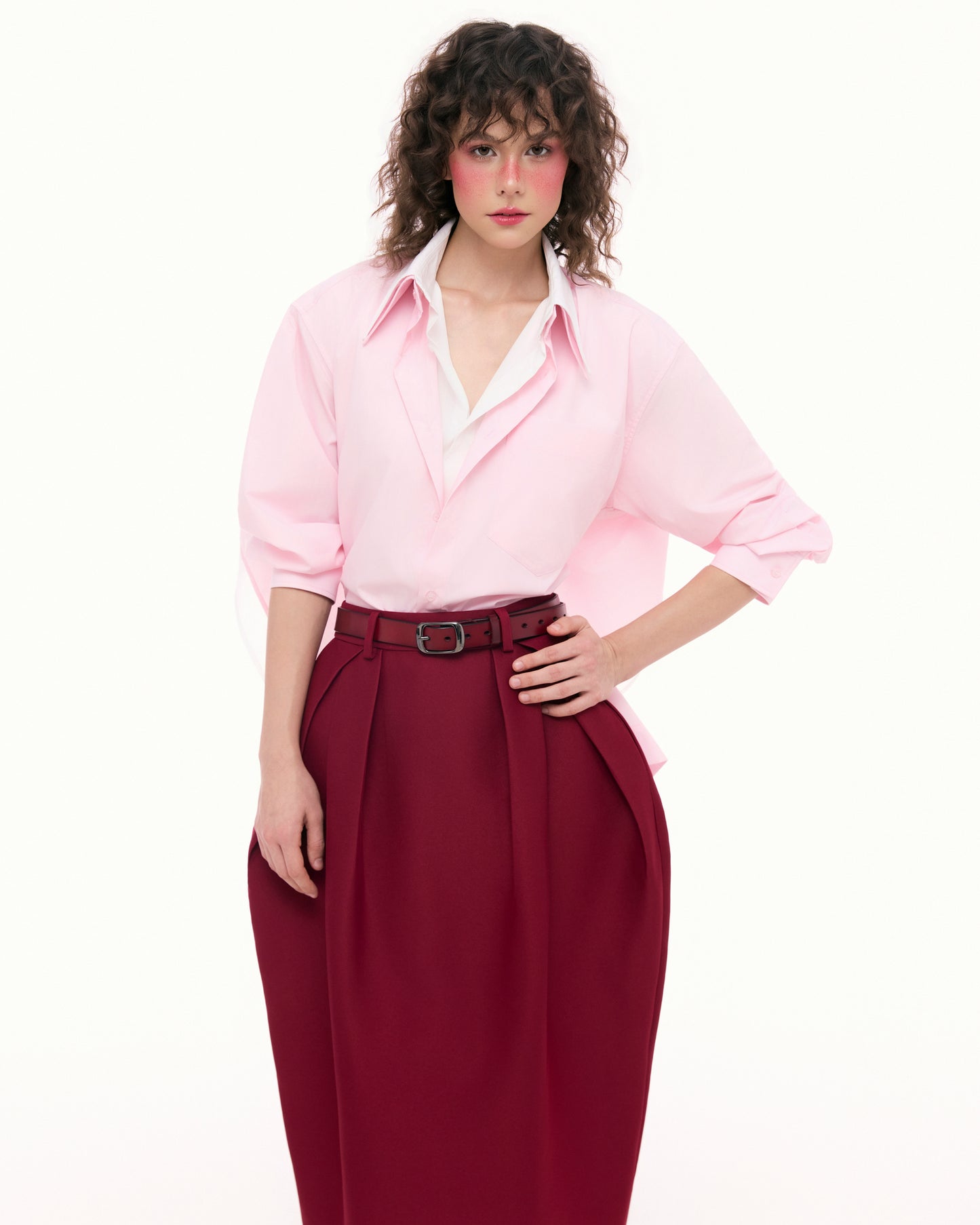 Flirty Double-Layer Shirt