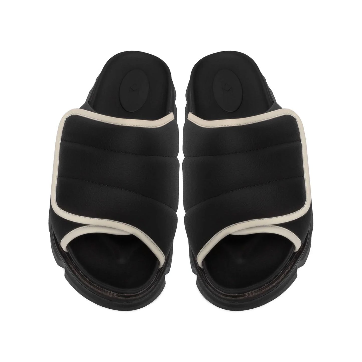 the-larva-wolf-black-cream-sandals thewolf astoud
