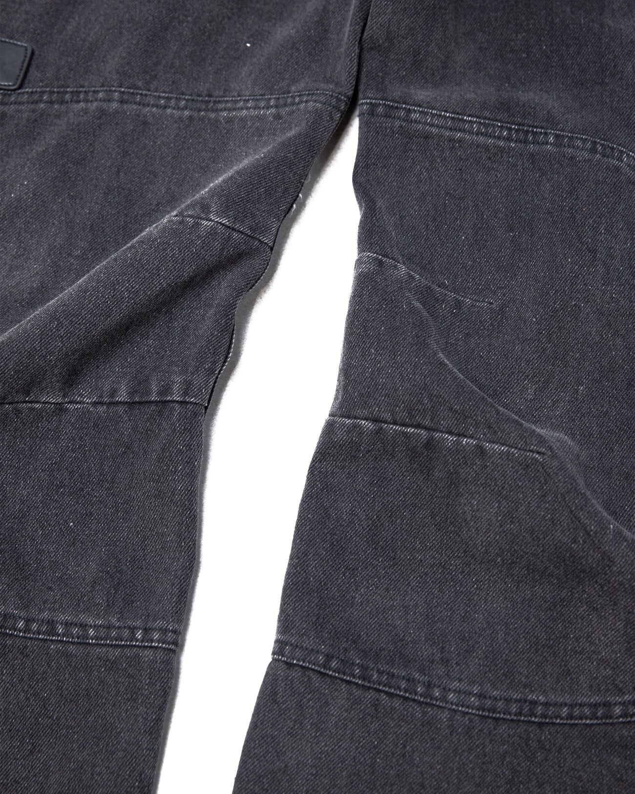washed-gray-multi-buckle-denim-pants goldie astoud