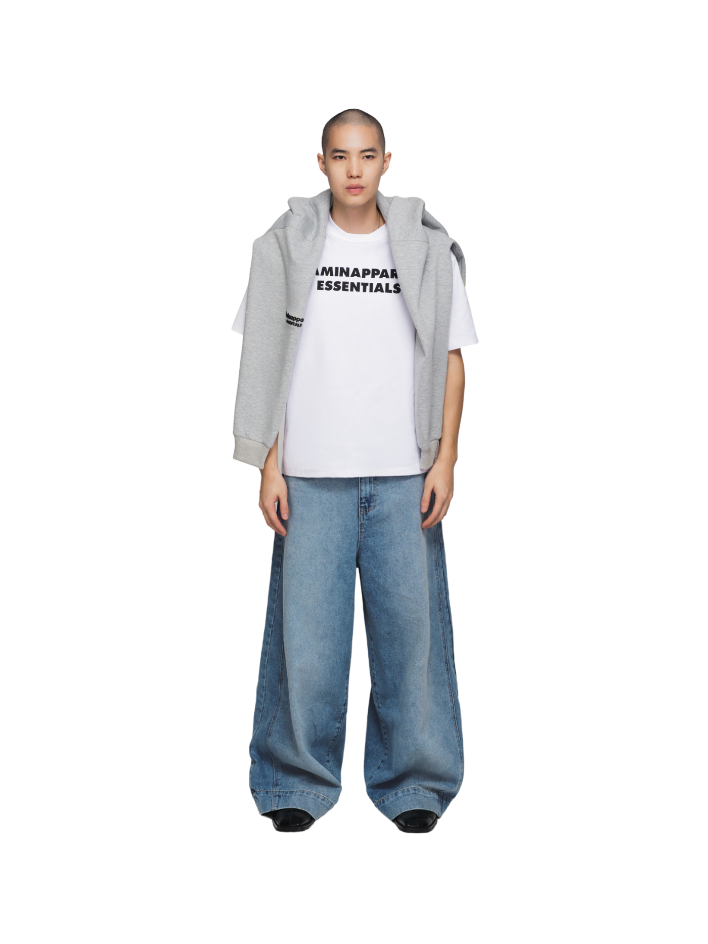 White Rubber Print T-shirt