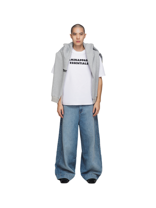White Rubber Print T-shirt
