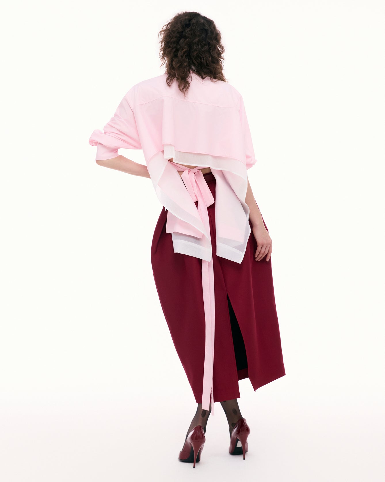 Flirty Double-Layer Shirt