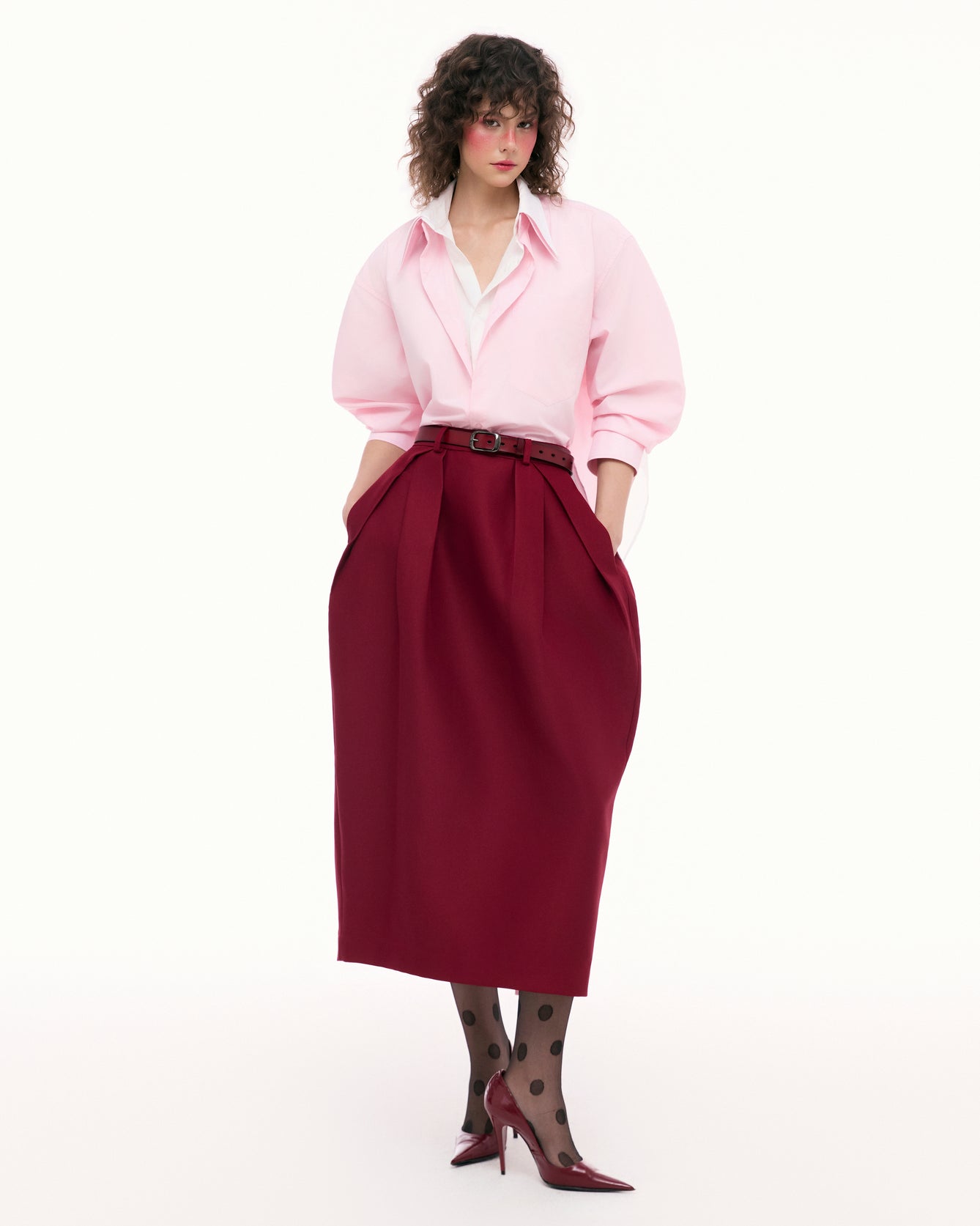 Flirty Double-Layer Shirt