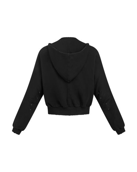 DIMOIR SLASHED CREW Zipper Hoodie Astoud