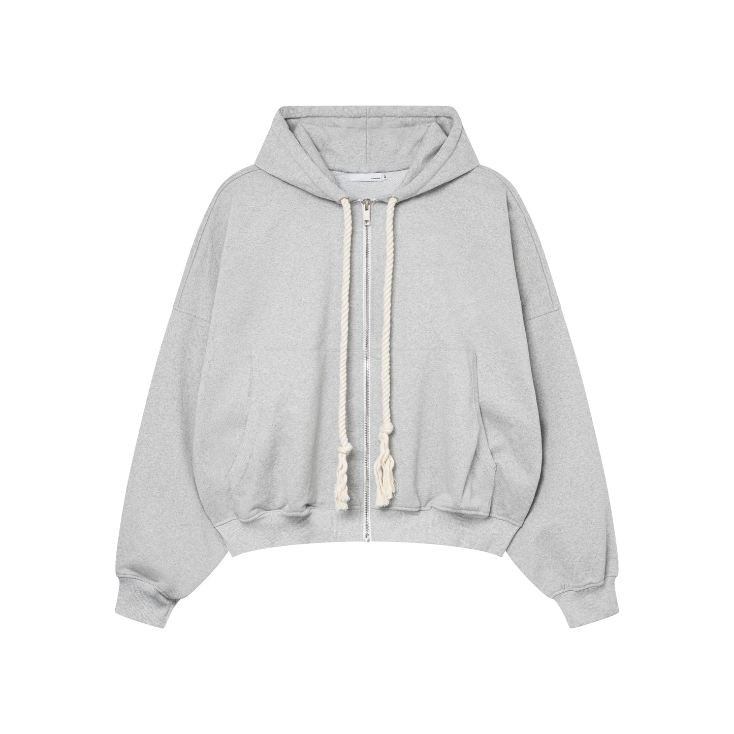 Gray Zip Up Large Fit