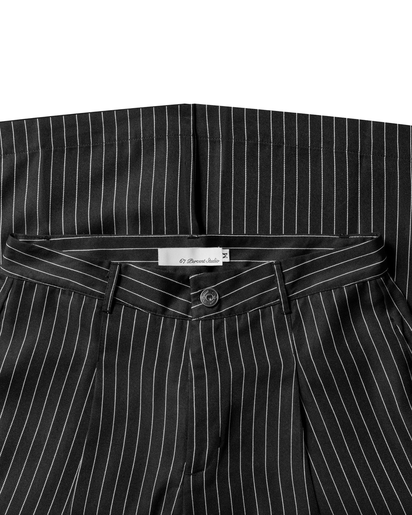 Black Stripes Bermuda Short