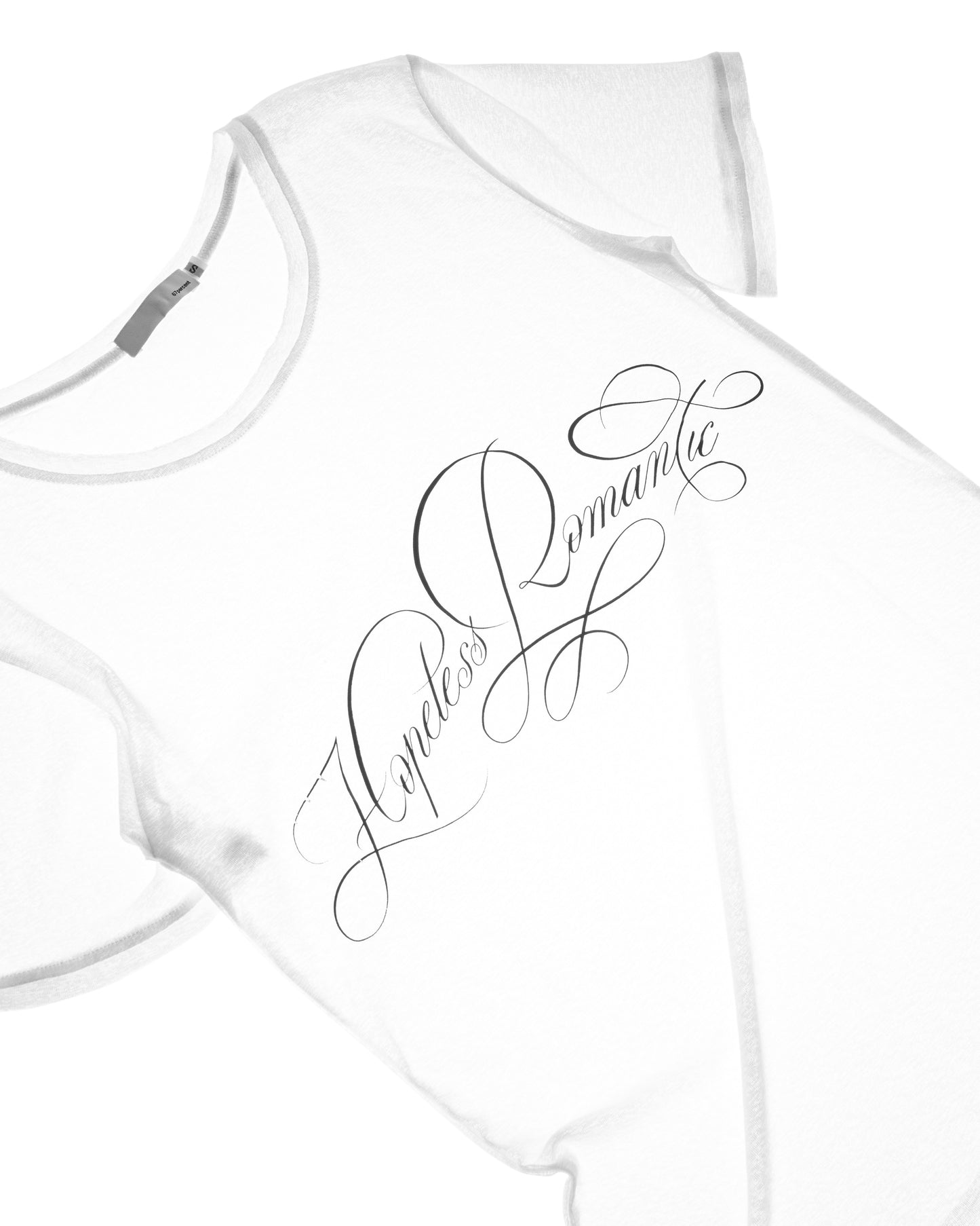White Hopeless Romantic T-Shirt