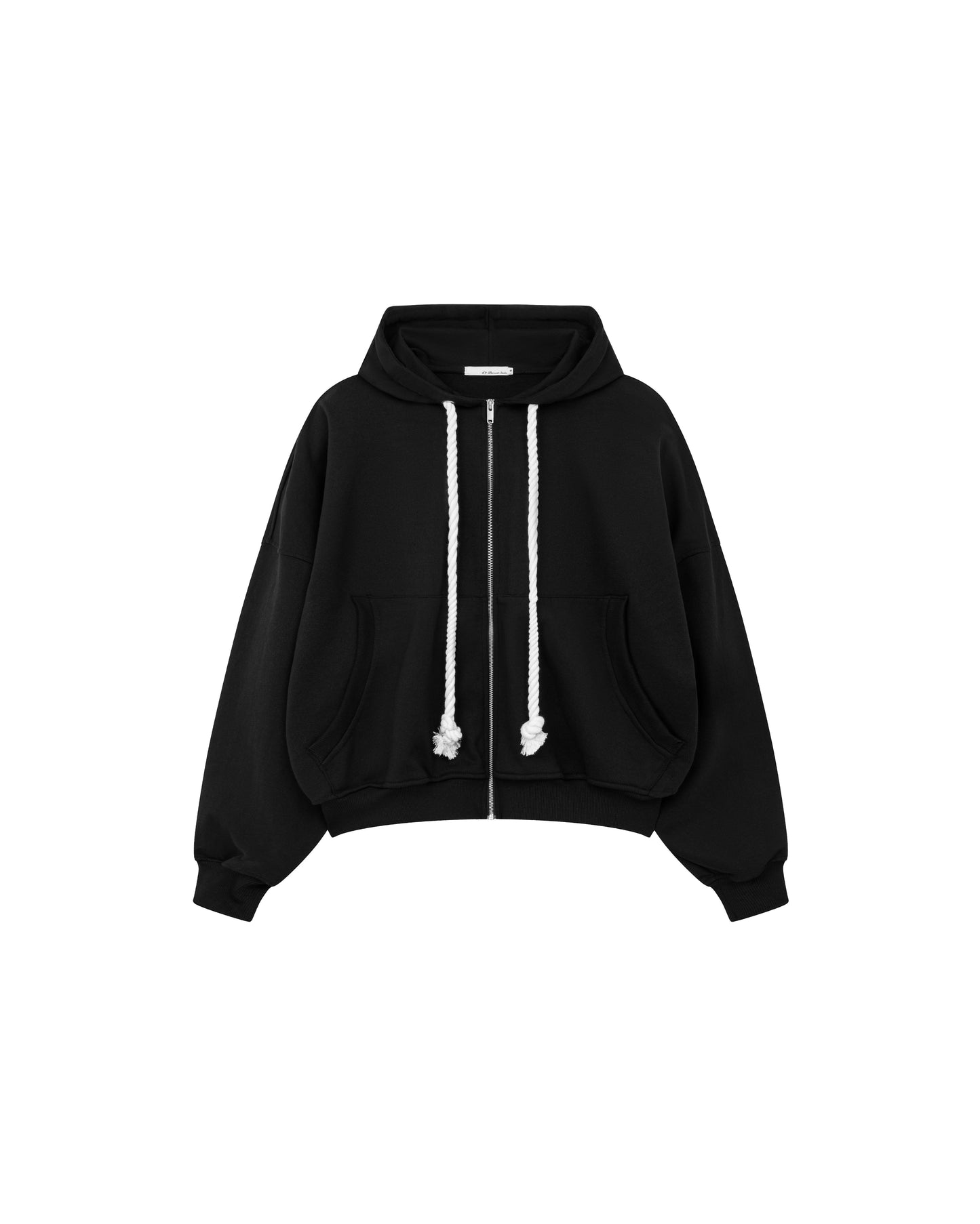 Black Zip Up Large Fit