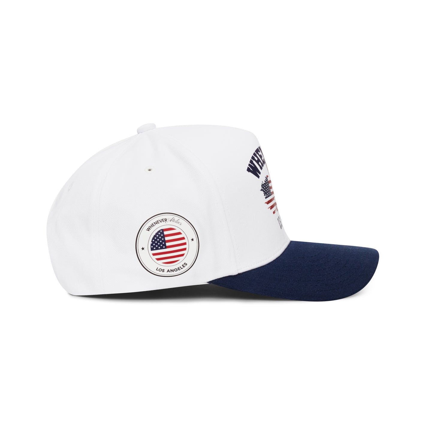 white-navy-whenever-la-trucker-hat whenever atelier astoud