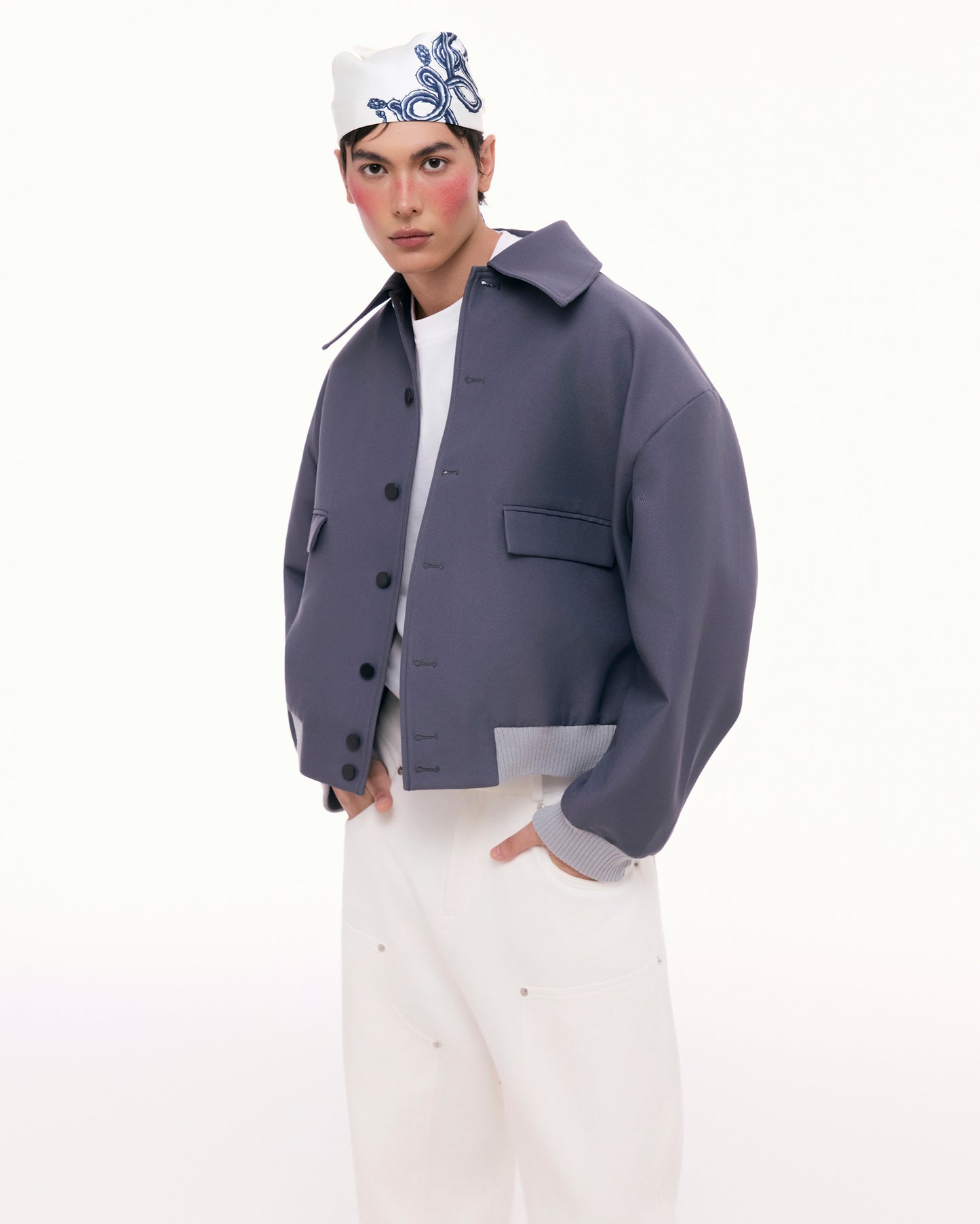 Gray Midnight Bomber Jacket