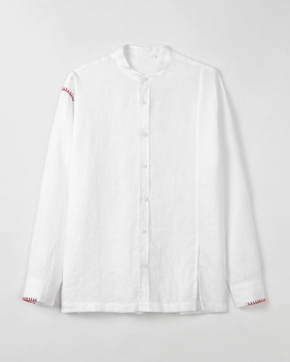 hand-embroidered-side-split-shirt-TIMTAY