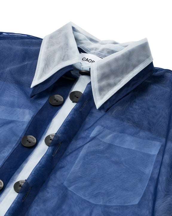 Double Trouble Sheer Shirt Caotus Astoud