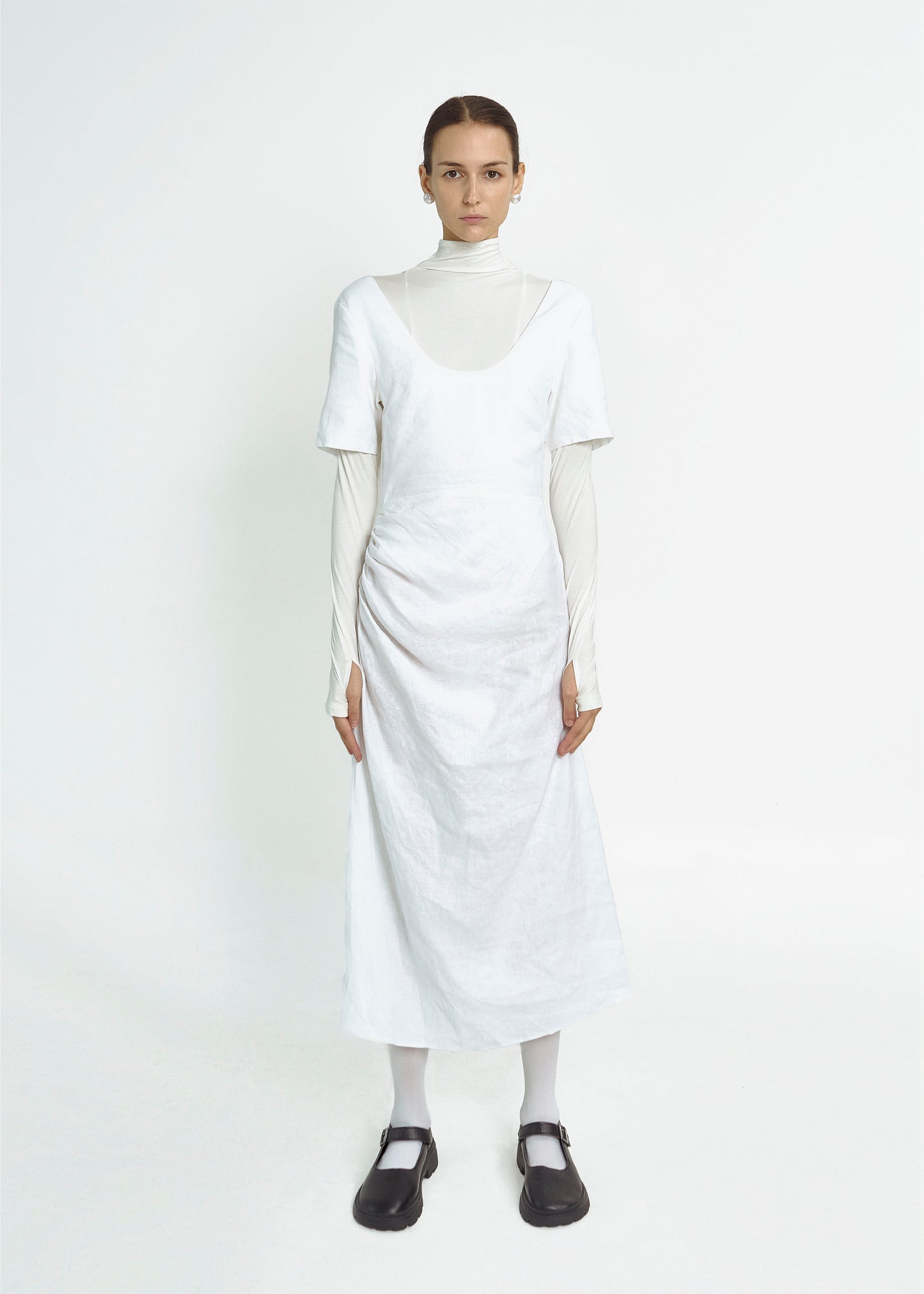 Ruched Hip Dress