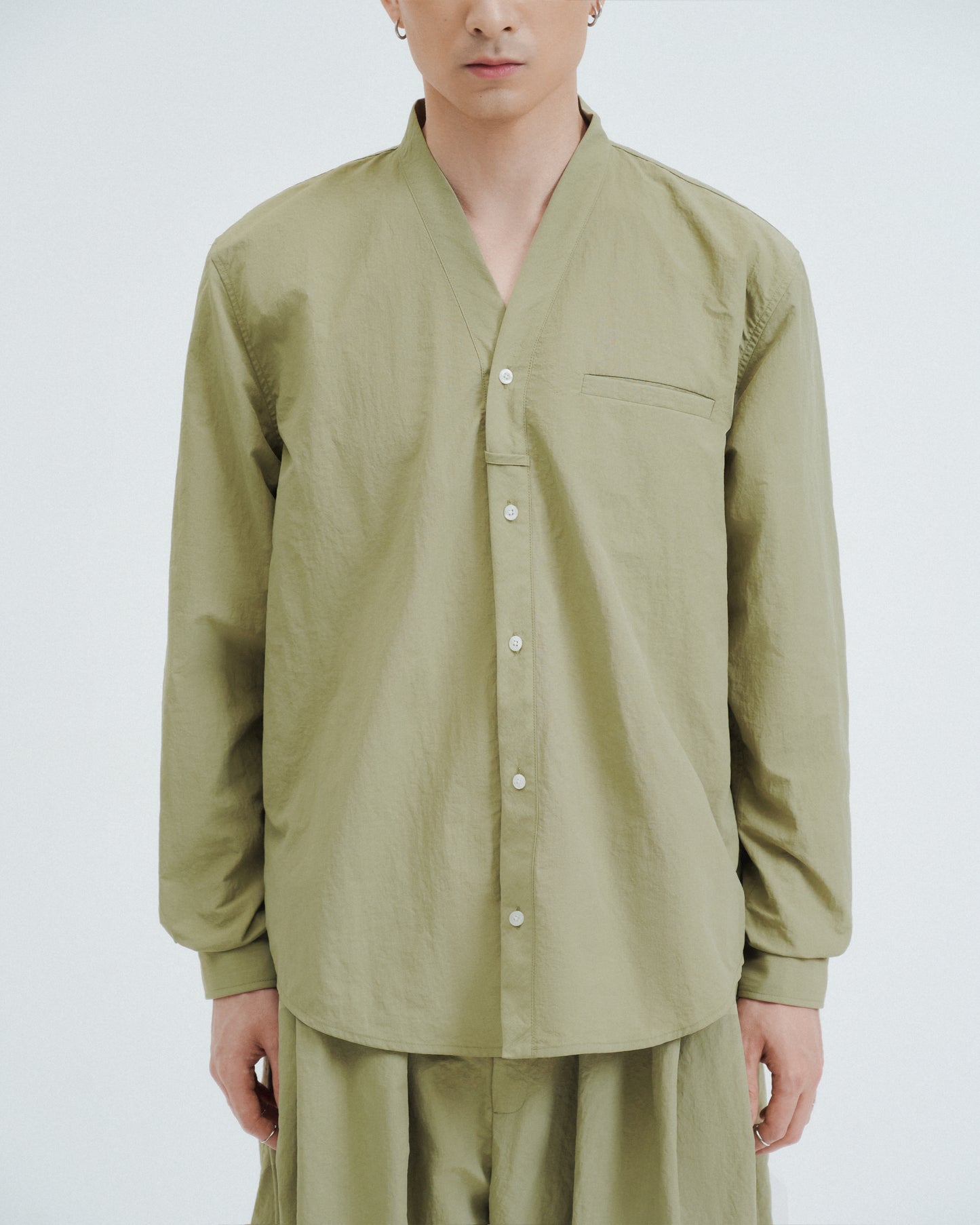Almond Green Banco Shirt
