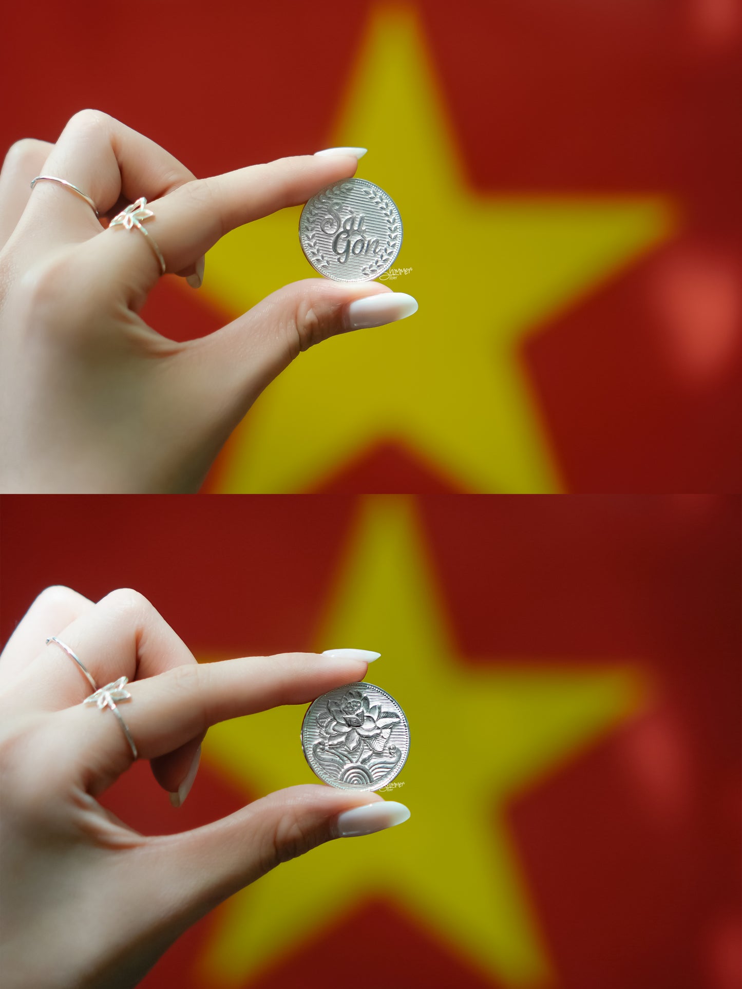 Saigon Silver Coin SHIMMER ASTOUD