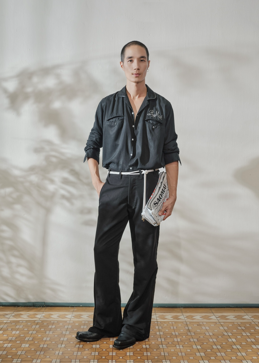Multi-zipper Track Pants