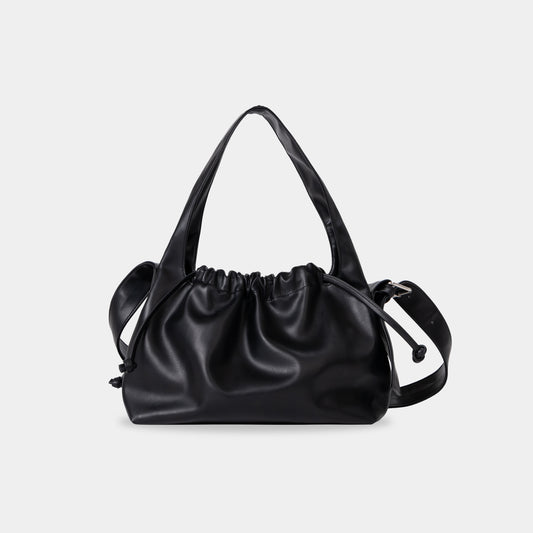 Black Drawstring Crossbody